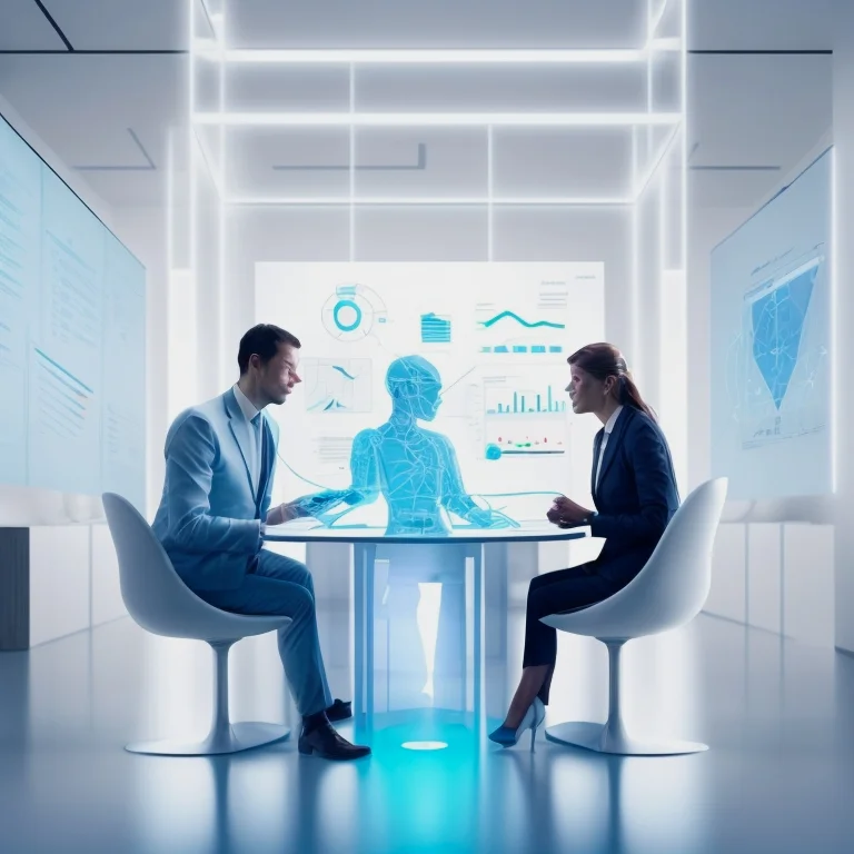 Dashboard showing AI analytics interface